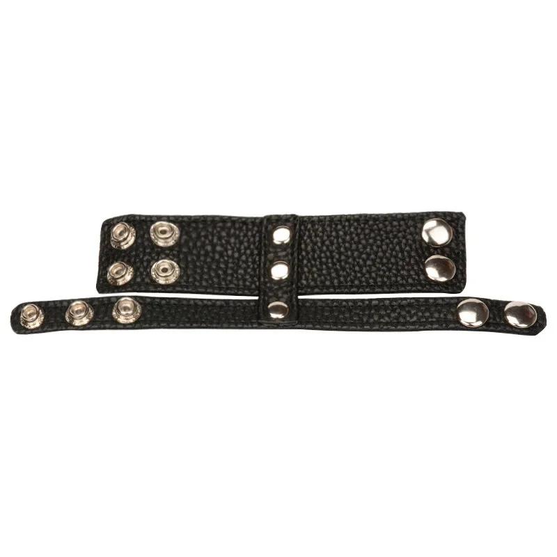 Adjustable Leather Penis Rings for Man Scrotum Cock Ring Male Chastity Belt Bondage Delay Ring Adult Sex Toys Chastity Cock Cage