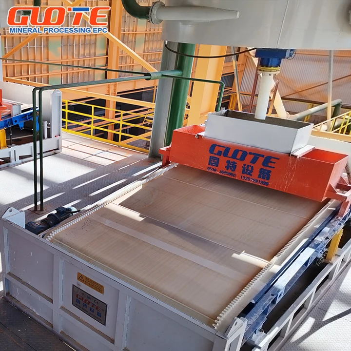 آلة فصل فاصل مغناطيسي رطب من نوع لوحة التعدين عالية الكثافة