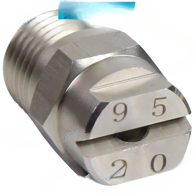 10 pezzi ugello ventola in acciaio inossidabile 304 1/4 "filettatura maschio 65 95 110 01 08 03 pulizia atomizzazione spray