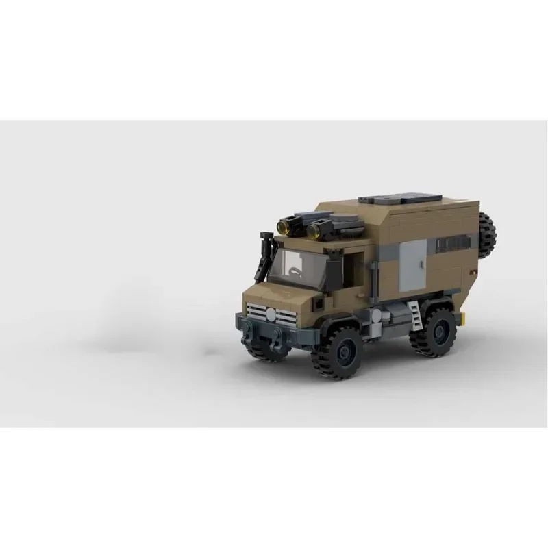 MOC-113639 City Transport Camping Truck Building Block Model 417 Parts Children's Birthday Education Building Block Model Gift