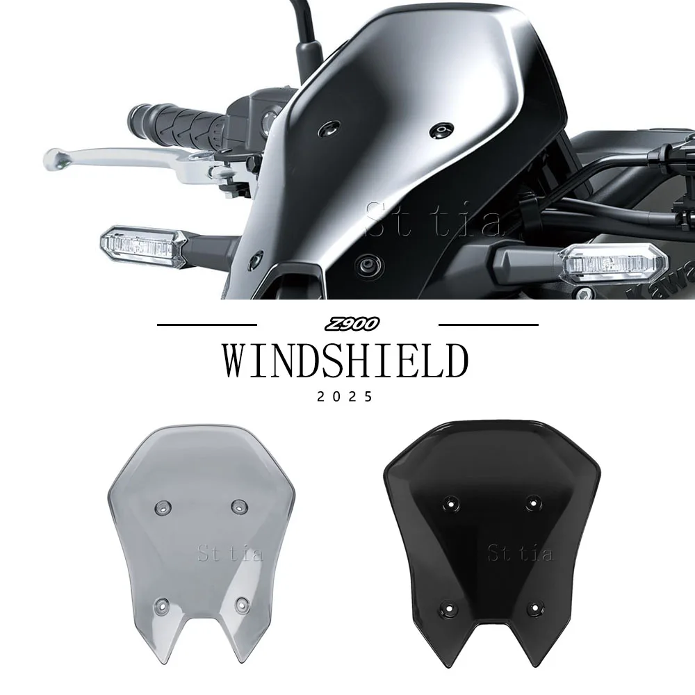 

New Touring Windshield Wind Deflectors Visor For Kawasaki Z 900 SE Z900 2025 Motorcycle Windscreen Protection Cover