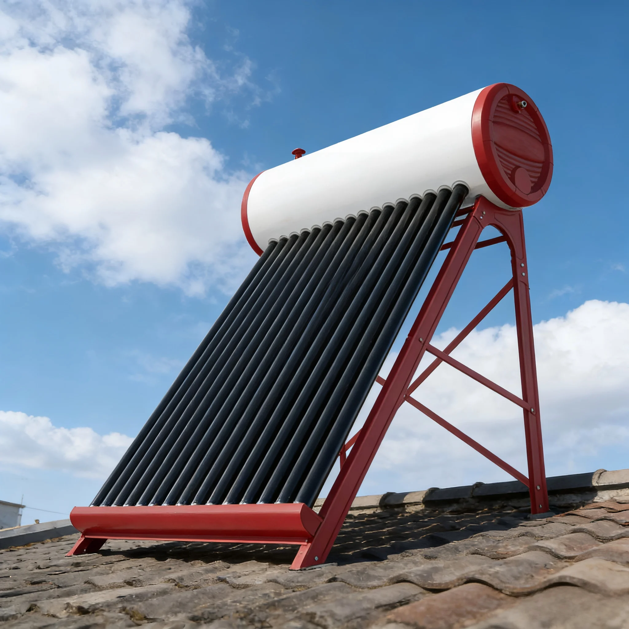 High Heat Preservation Evacuated Tube Solar Geyser Vacuum Tube Apartment Villa Rural House ISO Approved Solar Geyser Vacuum Tube
