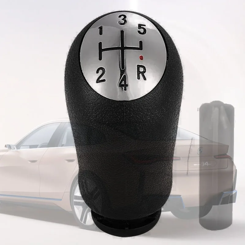 

5 Speed Chrome & Leather Car MT Gear Shift Knob Sleeve Adapter Lever For Dacia Duster Dokker Renault Logan II Clio 3 LAGUNA2