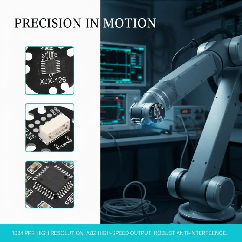 MT6826S High-Precision Magnetic Encoder Module ABZ 1024 Dedicated Module For FTC Technology Challenge