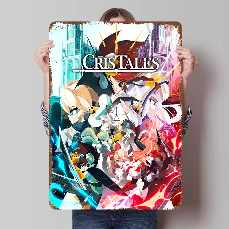 Cristales & The Game Cover Tin Plaque Poster Customized Wall Art Retro Vintage Metal Signs for Man Cave Decoration Living Room