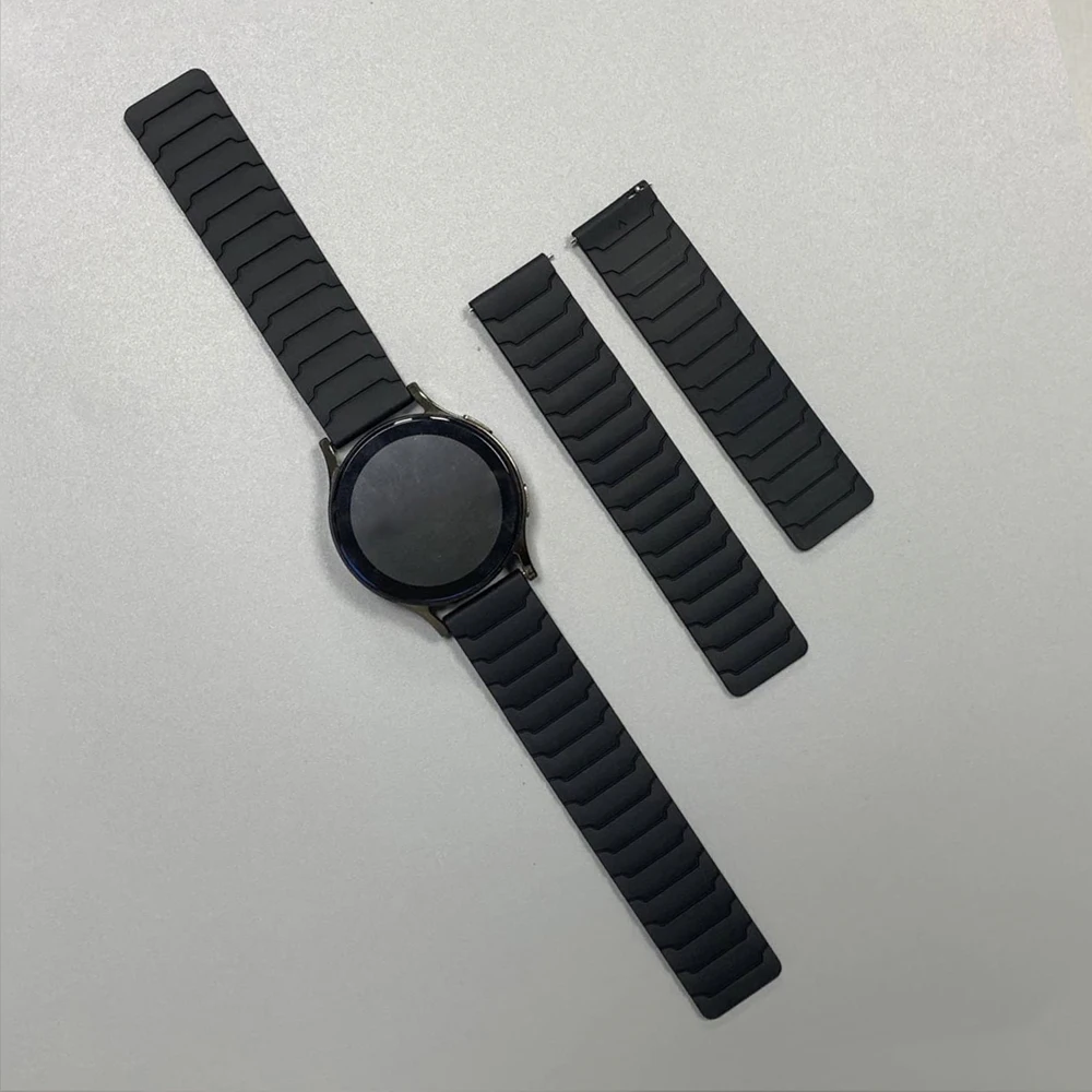 20/22 mm Magnetarmband für Huami AMAZFIT BIP 6 5 UNITY Silikon-Schlaufenband GTR 4/3/3 Pro 2e GTS 4 mini 3 BALANCE Sportarmband – Detail 24