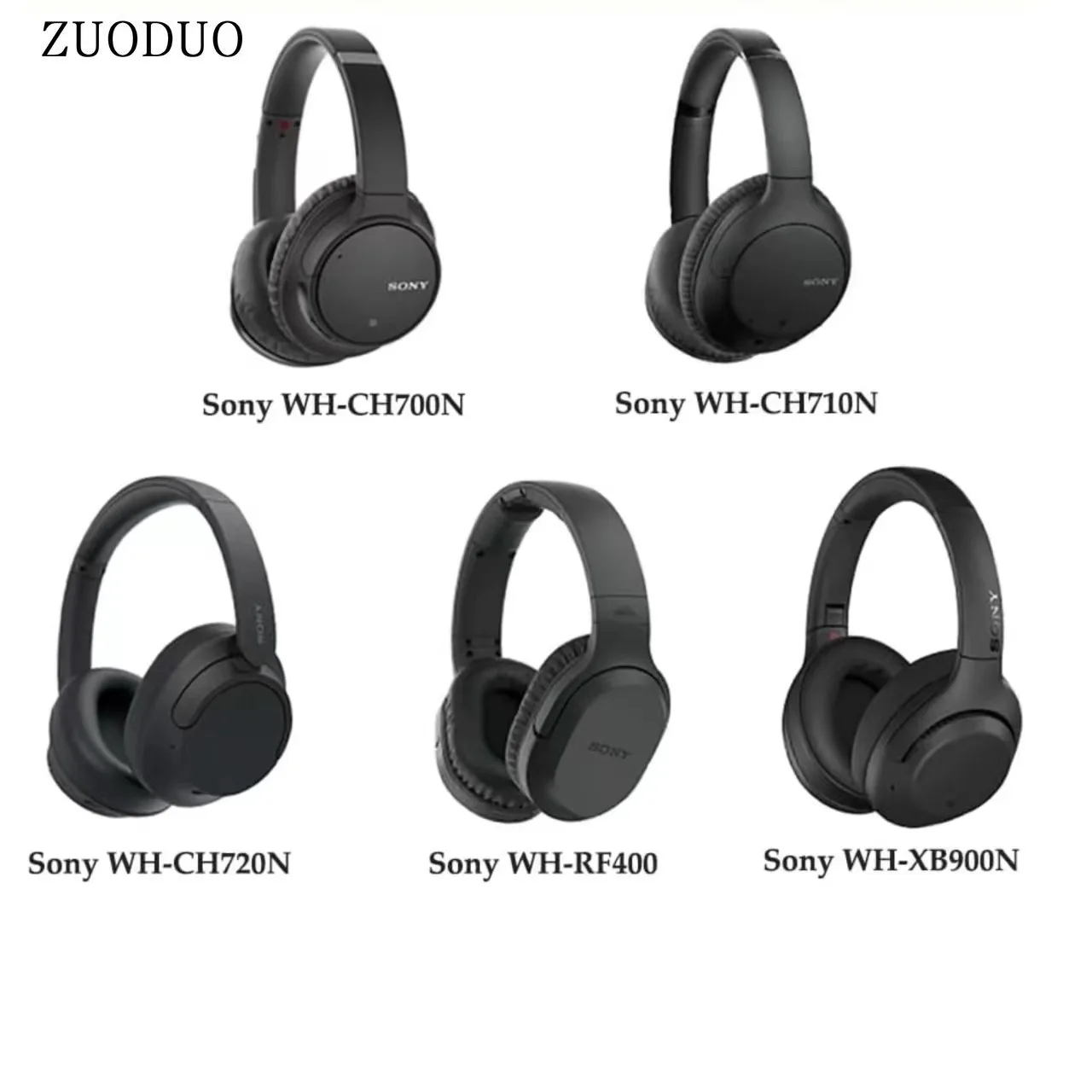 Cooling Gel Replacement Earpads for Sony WH-XB900N/WH-CH710N/WH-CH720N/WH-RF400/MDR-RF895RK Headphones, Ear Pads Cushions