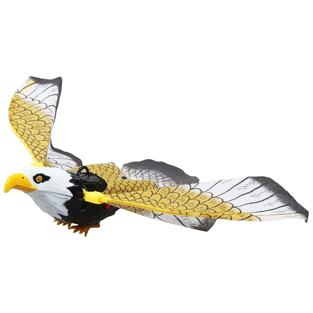 Bird Scarer Hanging Eagle Eagle Fake Hawk Decoy Statue Eagle Repeller Luminous Bird Repellent Hanging Eagle Outdoor Falcon Decor view 5