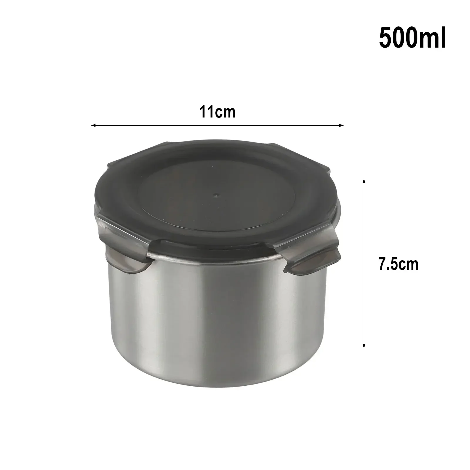 Brand New Kitchen Container Food Storage 10*7.5cm/10*13cm/10*19cm 500ml/900ml/1400ml Easy To Clean Multi-Purpose