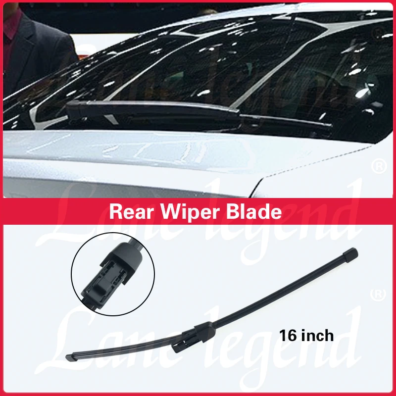 16" Rear Wiper Blade For Seat Toledo 2012 2013 2014 2015 2016 2017 2018 2019 Windshield Windscreen Clean Tailgate Window Wiper