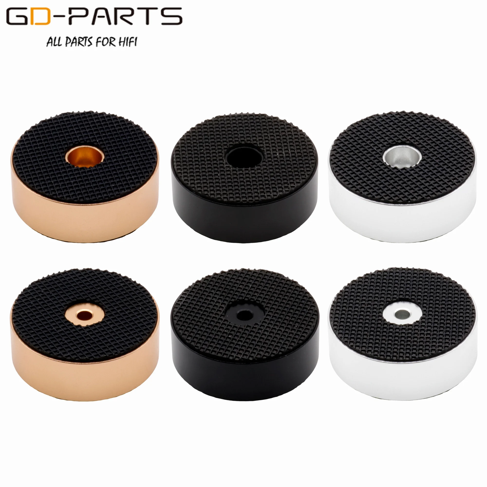 Podkładki pod wzmacniacze, głośniki, szafki audio, 20mm 30mm 40mm, z litego aluminium, izolujące, amortyzujące, nóżki, podstawy, maty pod DAC, PC, gramofony, odtwarzacze CD.