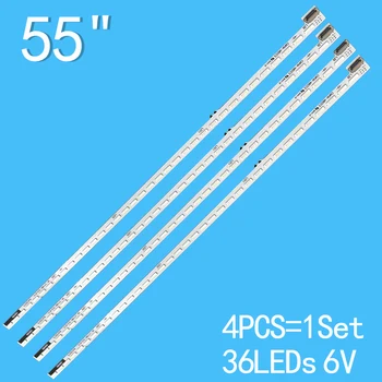 Faixa de retroiluminação LED para KDL-55W900A, KDL-55W905A, KDL-55W905B, R L 61, YLV5522-02NB, P54.P8302G001, NLAC20217L, NLAC20217, 4PCs