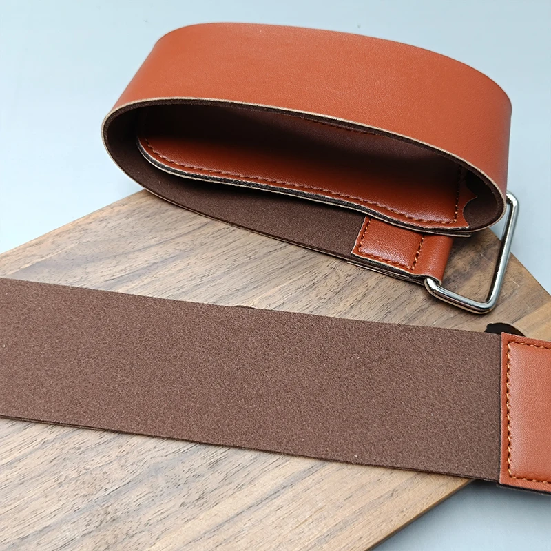 Genuine Leather Sharpening Strap Barber Straight Razor Shave Sharpening Sharpener Folding Knife Knives Polishing Sharpening Belt