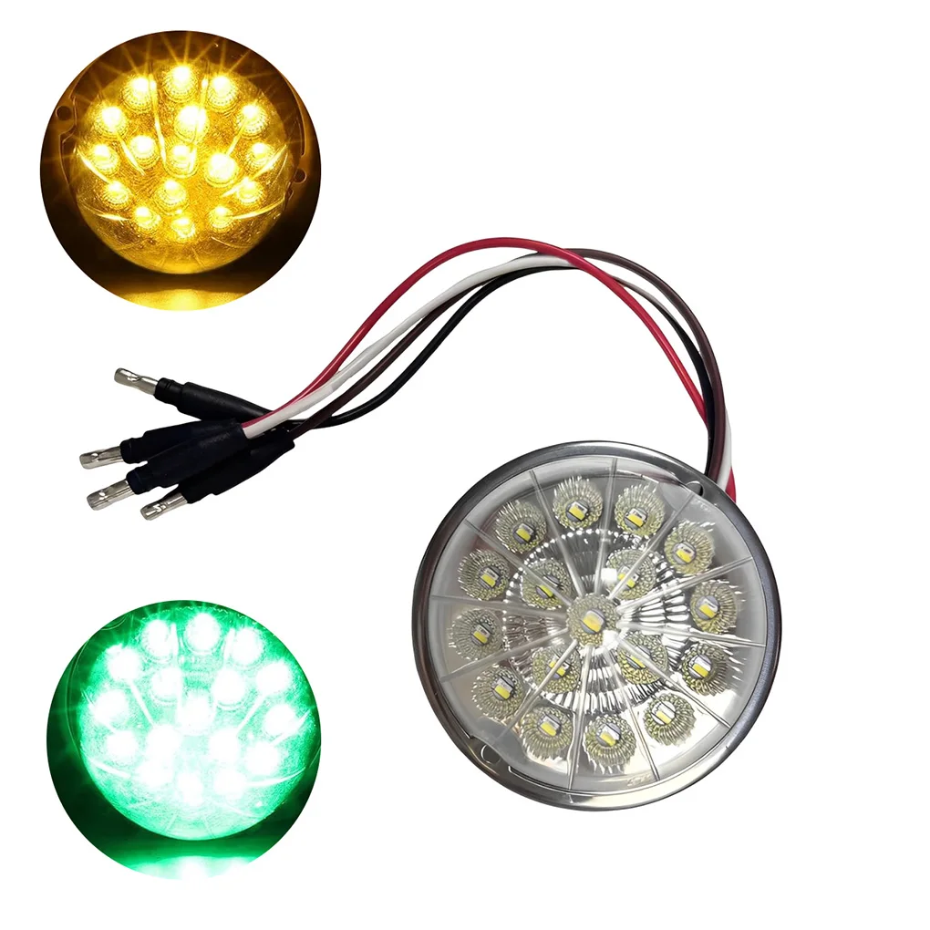 

Watermelon LED Light Car Side Marker Light Clear Len External Dome Light Truck Trailer Turn Signal Indicator Flash Warning Light