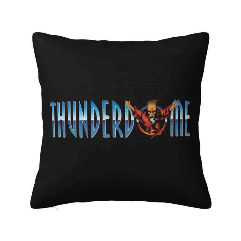 

Наволочка под заказ с логотипом Thunderdomes Чехол 45x45 см, наволочка под стул Hardcore Tech и Gabber, квадратная наволочка