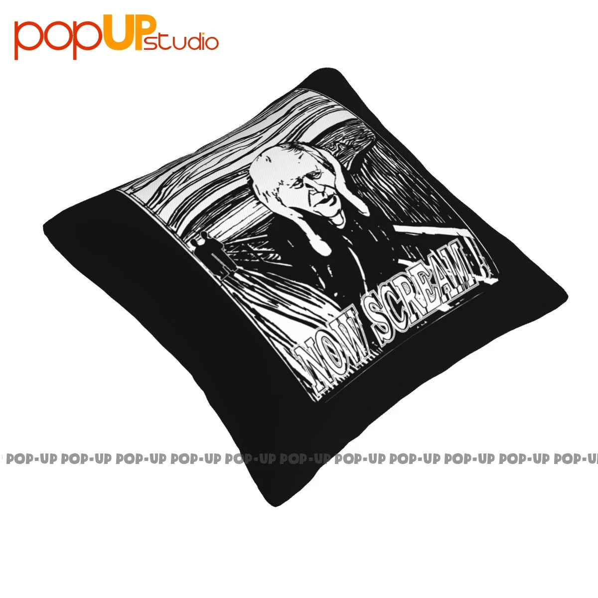 Print Pour Hommes Boris Johnson Pm Edvard Munch Le Cri Brexit Remoaner Revoke Pillowcase Throw Pillow Cover Customized