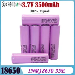 100%Original18650 Rechargeable Battery35E 25A Discharge Battery 3.7V 3500mAh High Power Lithium Ion Electric Screwdriver Battery