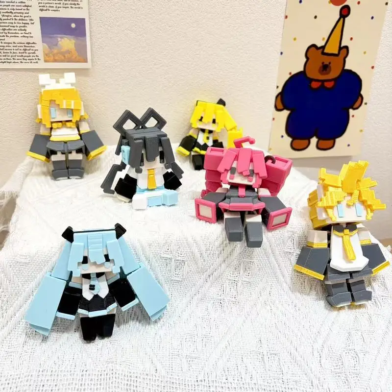 Anime Hatsune Miku 3d Printed Keychain Anime Figure Cartoon Bag Decoration Pendant Car Pendant Gift For Anime Collectors