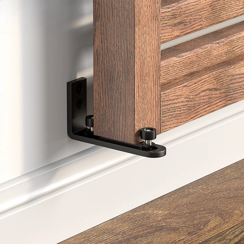 Sliding Barn Door Floor Guide Hardware Adjustable Door Stopper Bottom Floor Guide Hardware Accessory for Sliding Barn Door