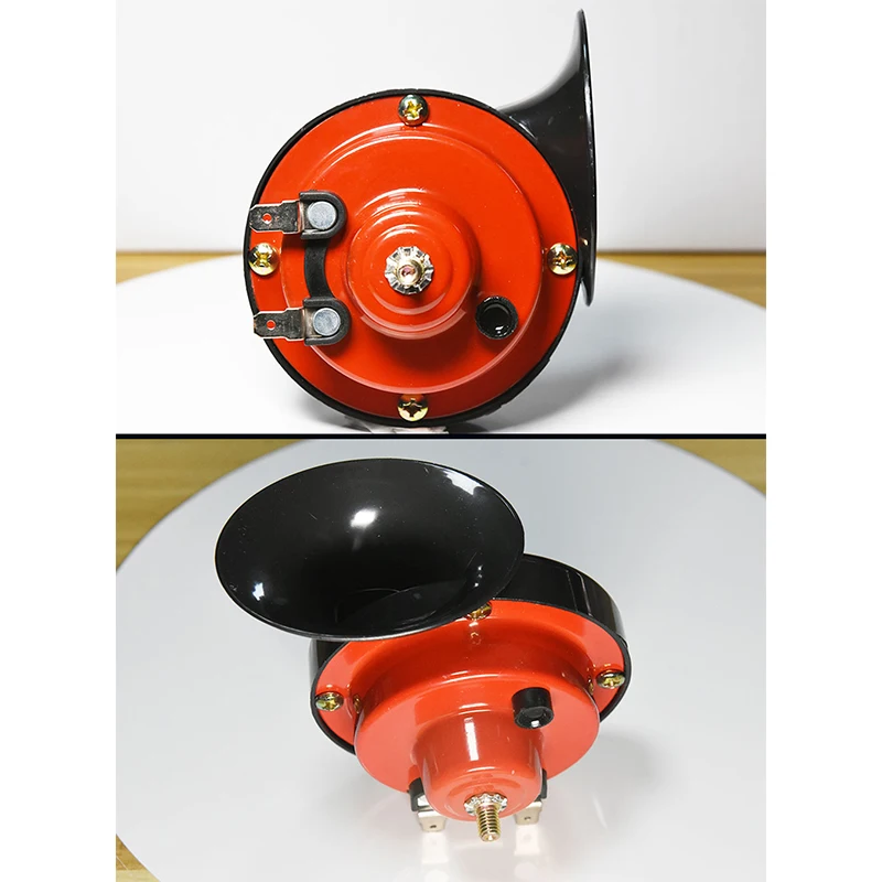 

12 В Автомобильный Электрический воздушный Гудок с улиткой Громкая сигнализация лодка мотоцикл двухцветный автомобиль