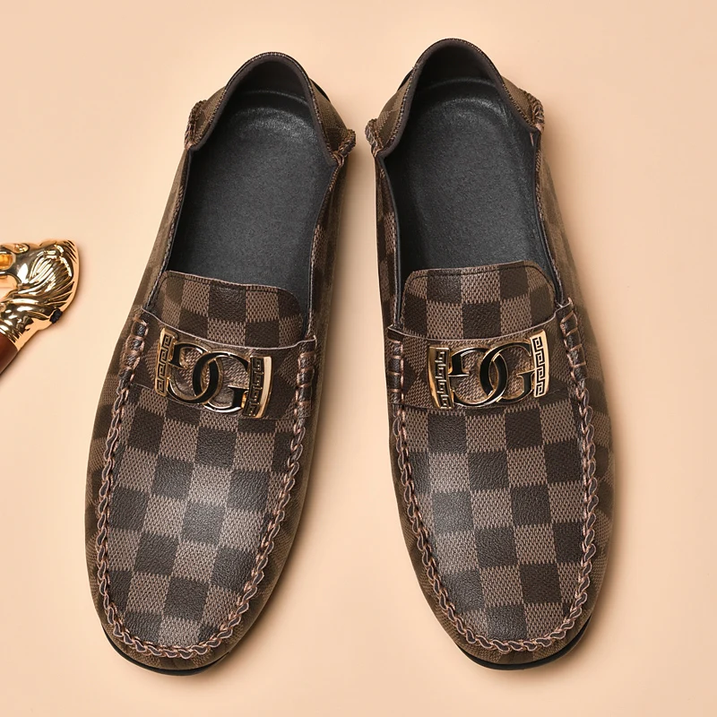 

Men's Casual Shoes, Genuine Leather Loafers, Street Fashion, Multi-functional Breathable and Comfortable Business Leather Shoes
