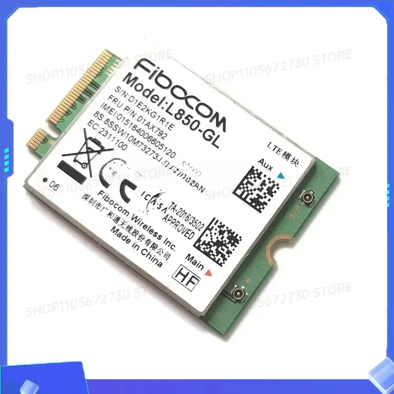 for Z Fibocom L850 GL L850 01AX792 Wireless Network Card Compatible with X1 Carbon 6th X280 T480 T480s