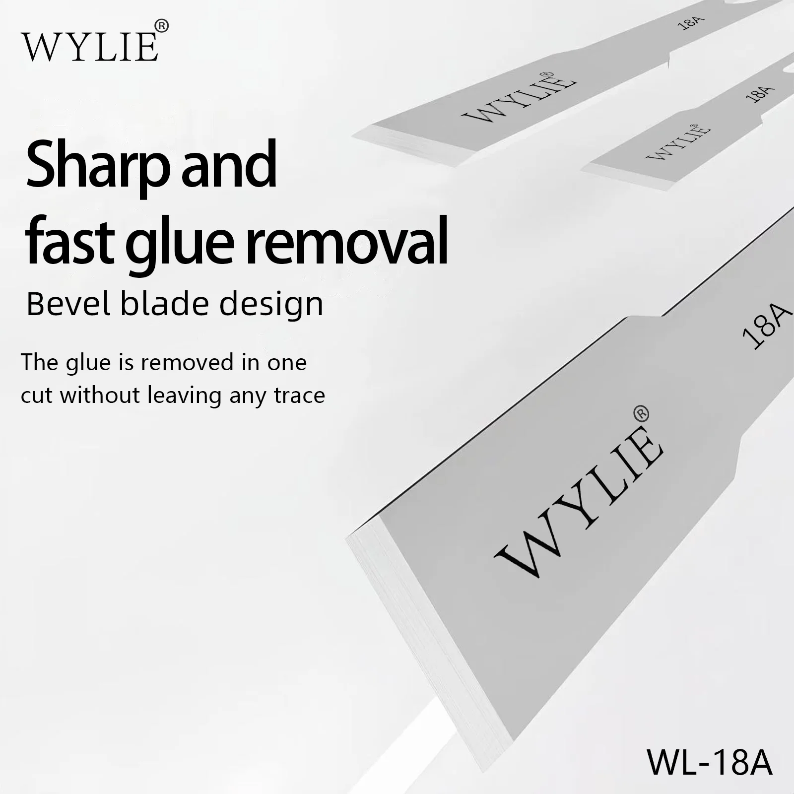 WYLIE WL-18A Solder Pad Glue Remover Quick Scraper 200 PCS For Mobile Phone Repair CPU Glass Back Cover Chip Glue Removal Tools