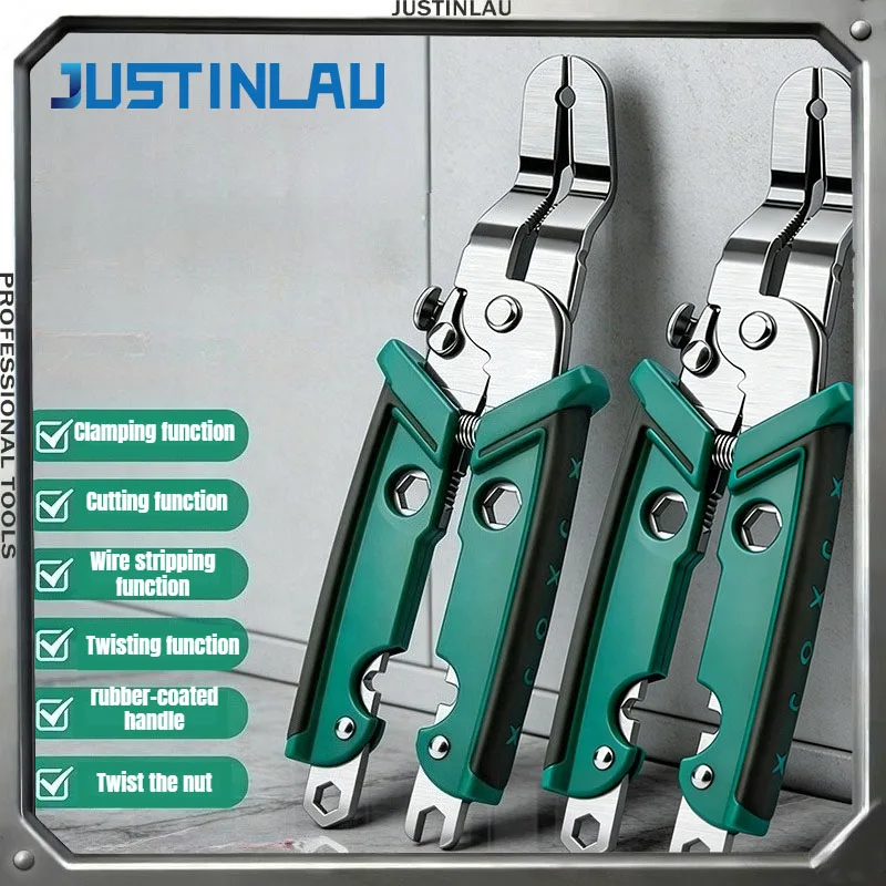 JUSTINLAU 1PC Car Repair Tool Multifunctional Disassembly Car Water Pipe Clip Pliers Large Opening V-shaped Car Clip Pliers