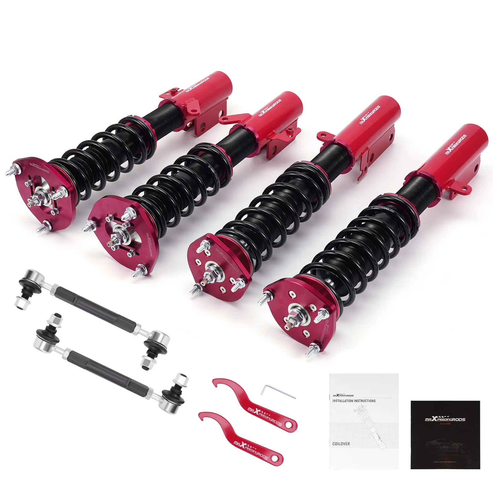 Coilovers 24 Way Damper Shocks Springs Kit for Toyota Camry Avalon 2007-2011