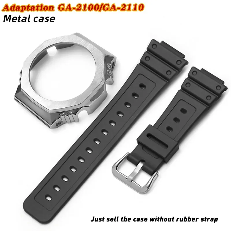 Applicable for GA2100 Metal Watch Case Ga2110 GA-B2100 Resin Strap Bezel GA-2100 Men and Women Watch Modification Kit