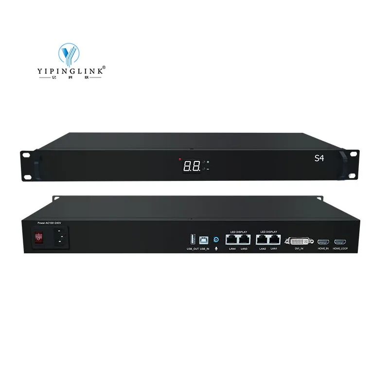 

Full Color LED Display LED Dot Matrix Display Colorlight S4 Sending Card Colorlight S4 LED Synchronous Sender Box