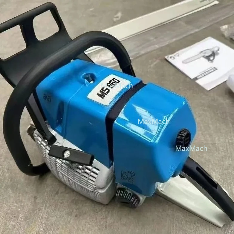 MS660  Chainsaw Attachment Two Stroke 92cc Big Power Chain Saw  Tools High-power Logging Saw Logging  Saw