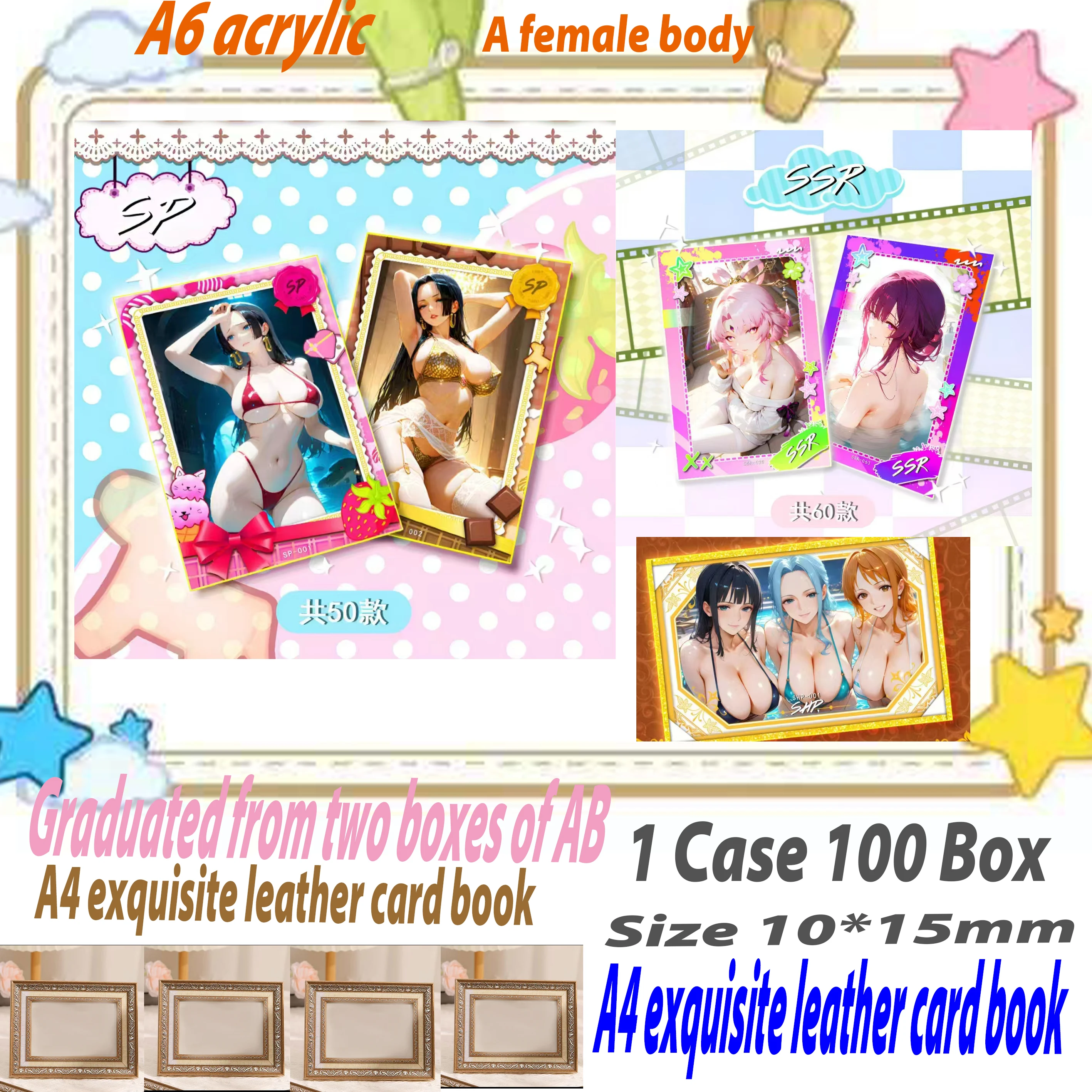 

Wholesale Goddess Story Card A6 Extreme Female Body Character Game Collection Sexy Bikini Card Toys Hobby Wife Gift Board Game R