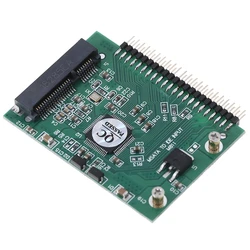 MINI PCI-E MSATA SSD, disco de estado sólido de 44 pines a 1,8 pulgadas, 3,3 V, IDE/2,5 pulgadas, 5V, tarjeta adaptadora IDE, convertidor mSATA a IDE, placa elevadora