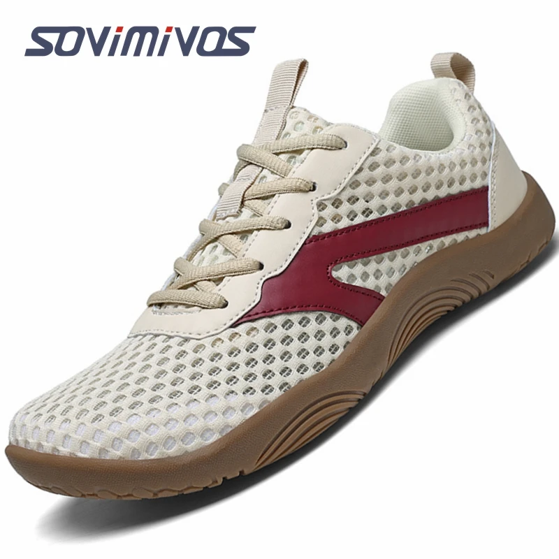 Barefoot Shoes Men Shoes Zero Drop Workout Cross-Trainer Hiking Water Wide Toe Box Grounding Footwear Weightlifting Walking