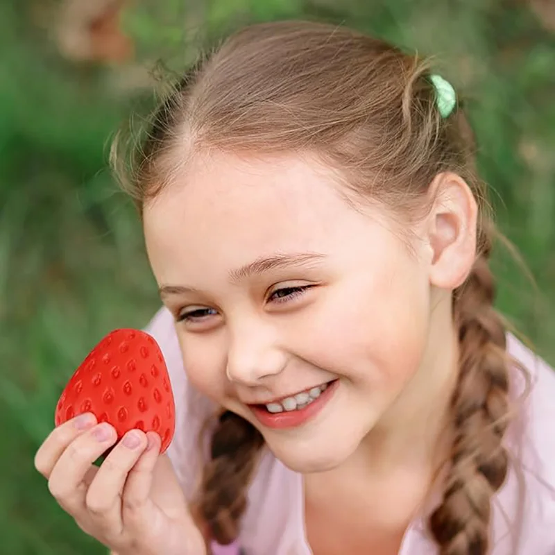 Handgemachte Erdbeere Super Weiche Squishy Spielzeug Langsam Rebound Angst Release Stress Relief Zappeln Spielzeug Für Geburtstag Geschenk Party Gefälligkeiten