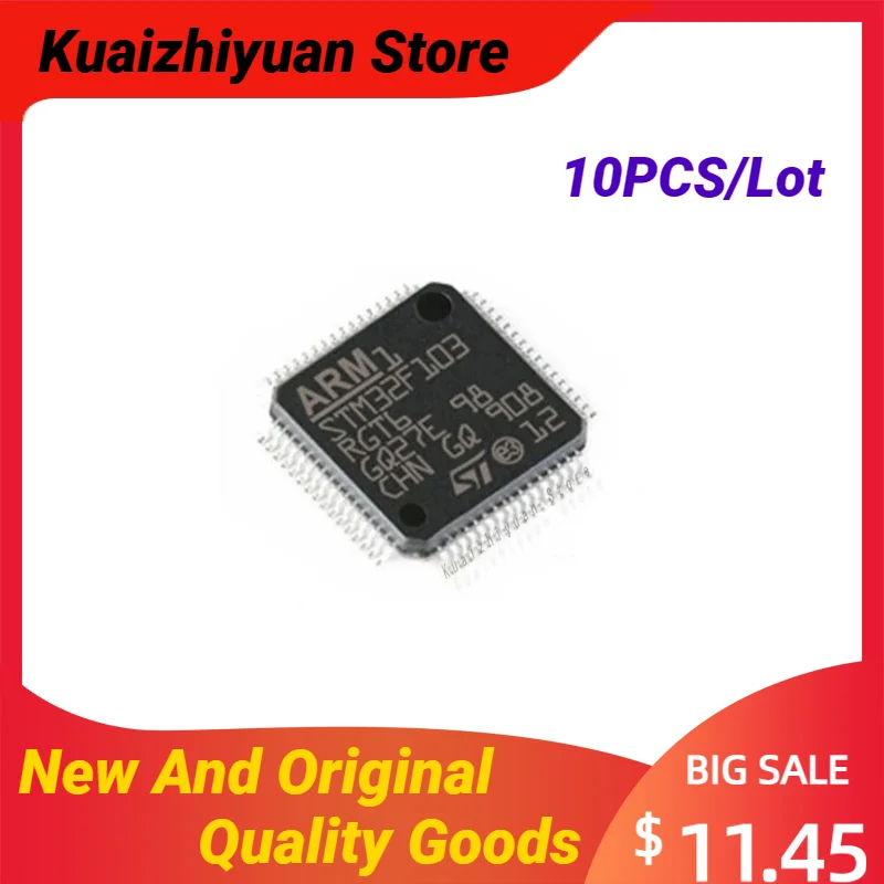 10PCS/Lot New And Original STM32F103CBT6 STM32F103C8T6 STM32F103RCT6 STM32F103RFT6 STM32F103VCT6 RET6 C6T6 Quality Goods