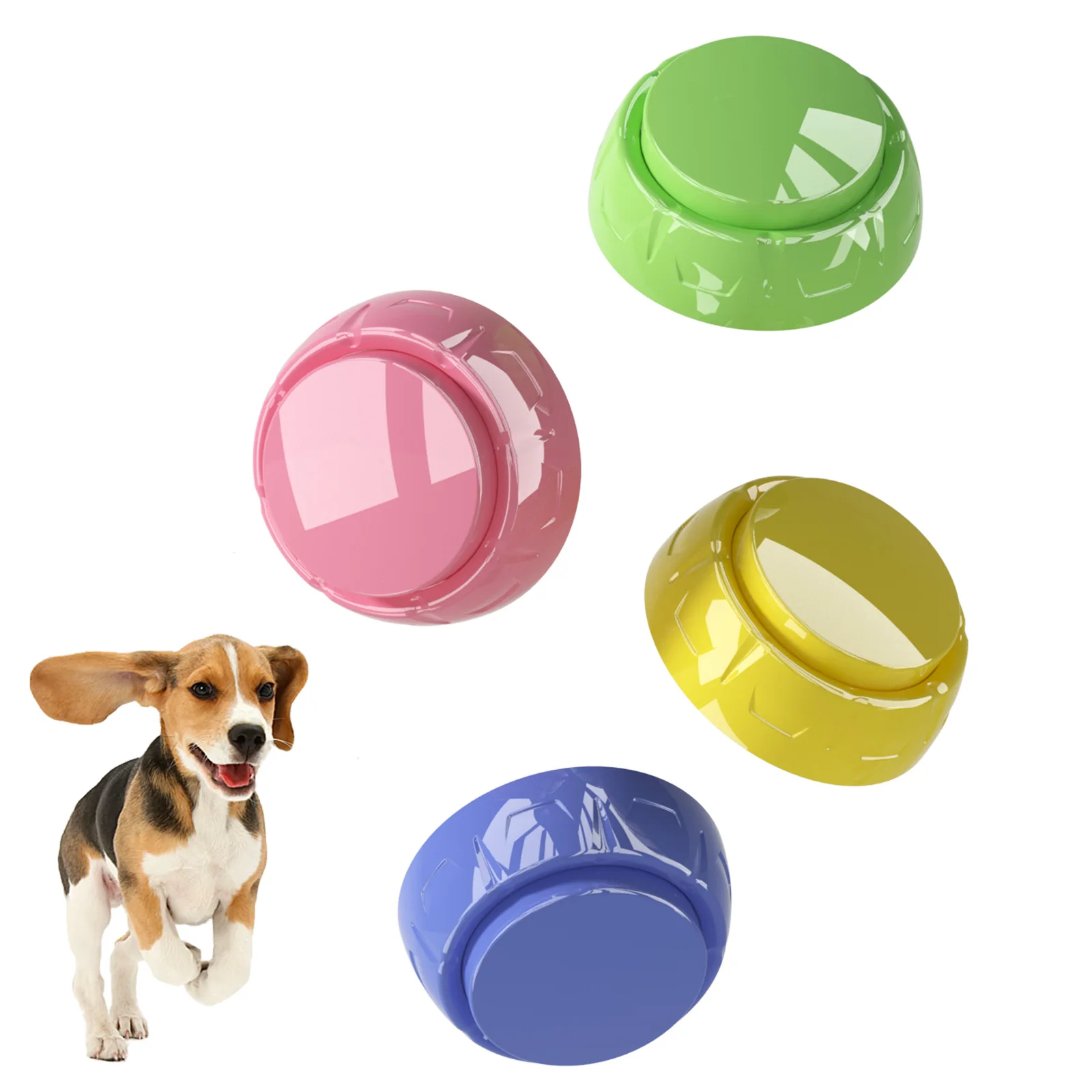 6 Pack Set Recordable Dog Training Button Pet Communication Toys Dog Talking Buttons Dog Interactive Toys