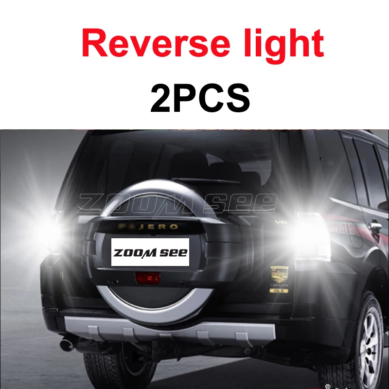 LED Interior and Exterior Light Kit For Mitsubishi Pajero 4 V93 V97 2007-2024 Headlight Fog Turn Signal Parking Reverse LED Bulb