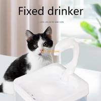 J2HA for Cat Water Fountains Dog Water Dispenser 2L Water Capacity Super Quiet with Dolphin Faucet Replaceable Filter