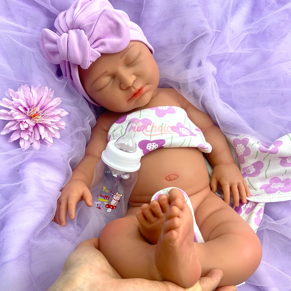 22인치 손으로 만든 생활 실리콘 재태어난 아기 소녀는 아이들을 잃은 사람들을 위한 부드러운 편안함 인형을 사용할 수 있습니다