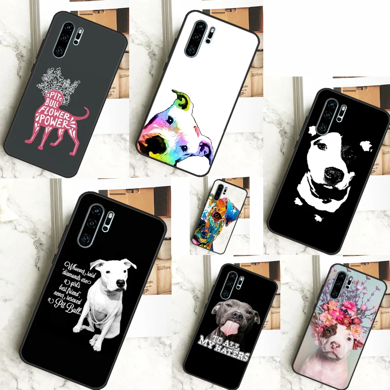 Pit Bull Lovely Pet Dog Pitbull For Huawei Nova 11i 8i 7i 3i Nova 9 10 SE 5T Y60 Y70 Y90 Y91 Y61 P20 P30 P40 Lite Pro Case