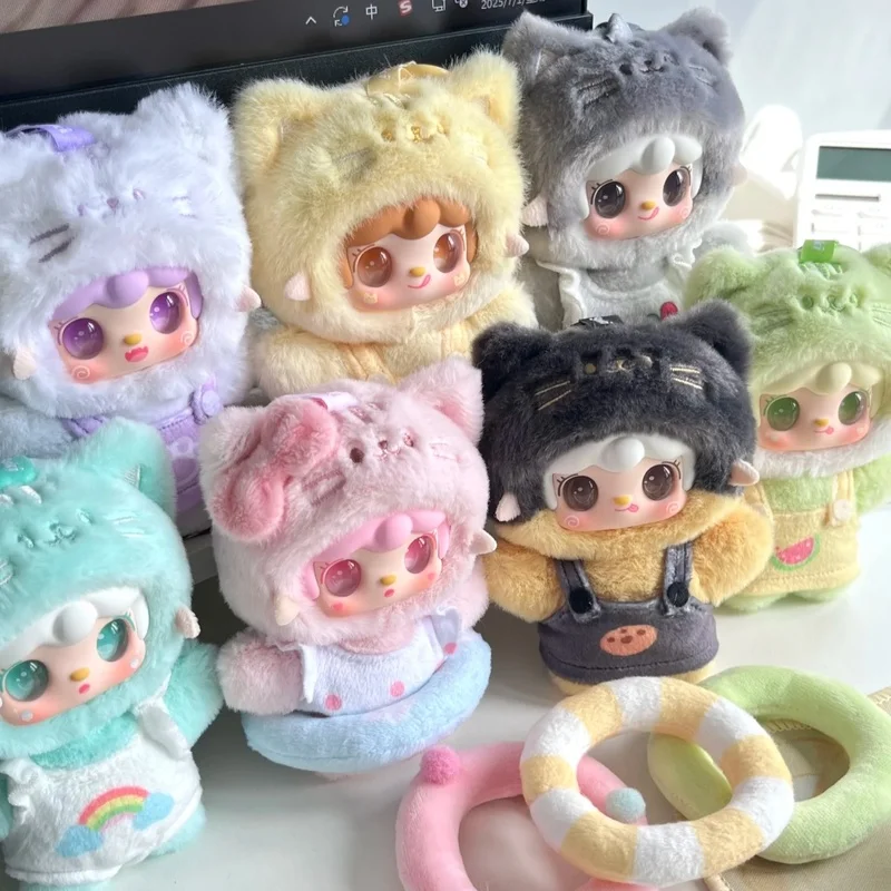 

New Original Yooki Meow Summer Party Series Trendy Play Blind Box Plush Doll Pendant Kawaii Ornament Toy Gift For Kids Decoratio