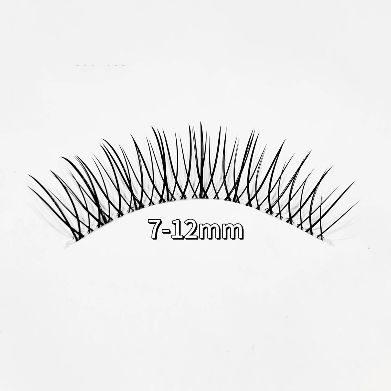 Ciglia finte stile coreano striscia completa Fascia trasparente Strisce per ciglia segmentate Ciglia finte cosplay naturali quotidiane trucco fai da te