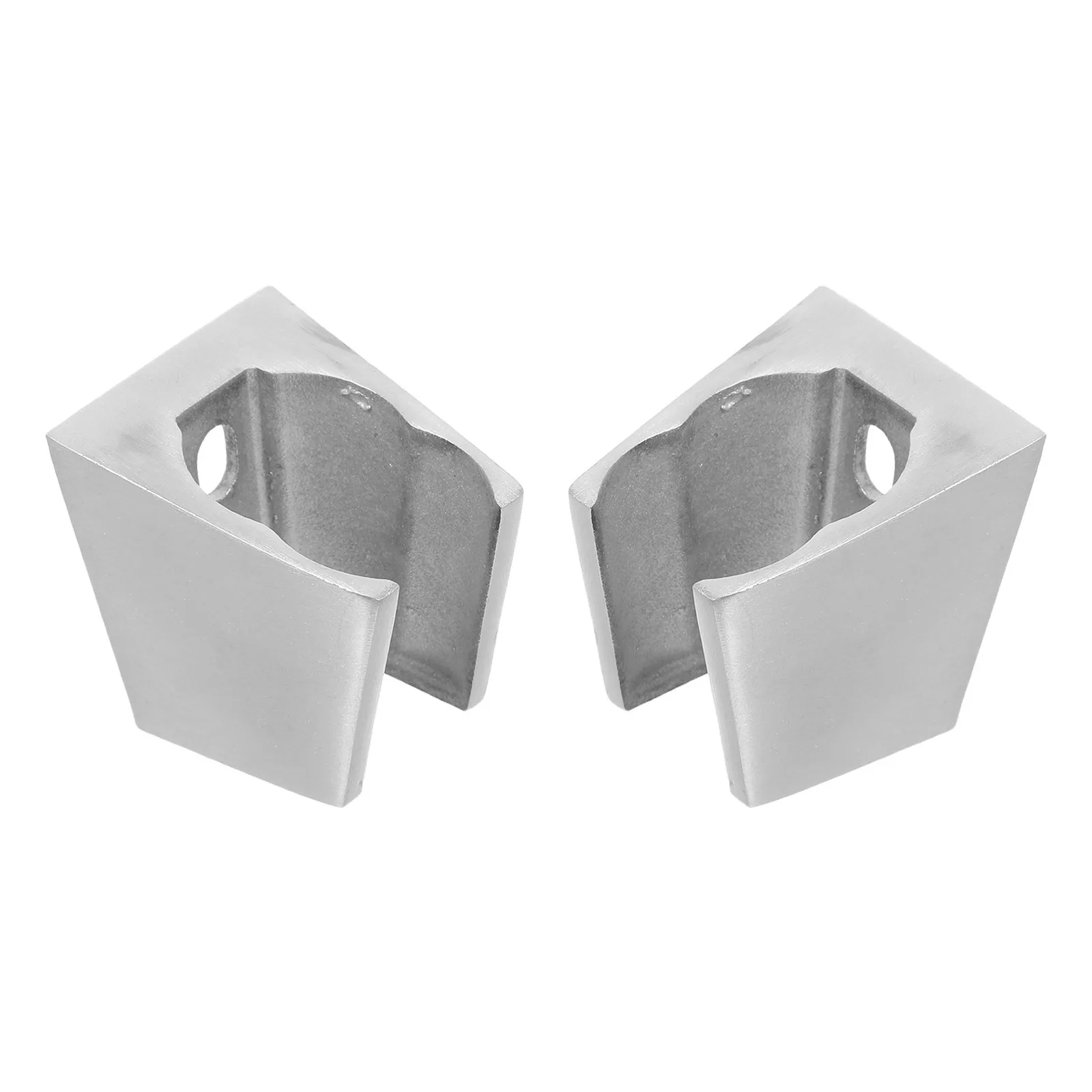 

2Pcs Stainless Steel Shower Holder Wall Mounted Handheld Shower Bracket Bathroom Accessory Universal Showerhead Mount Rustproof