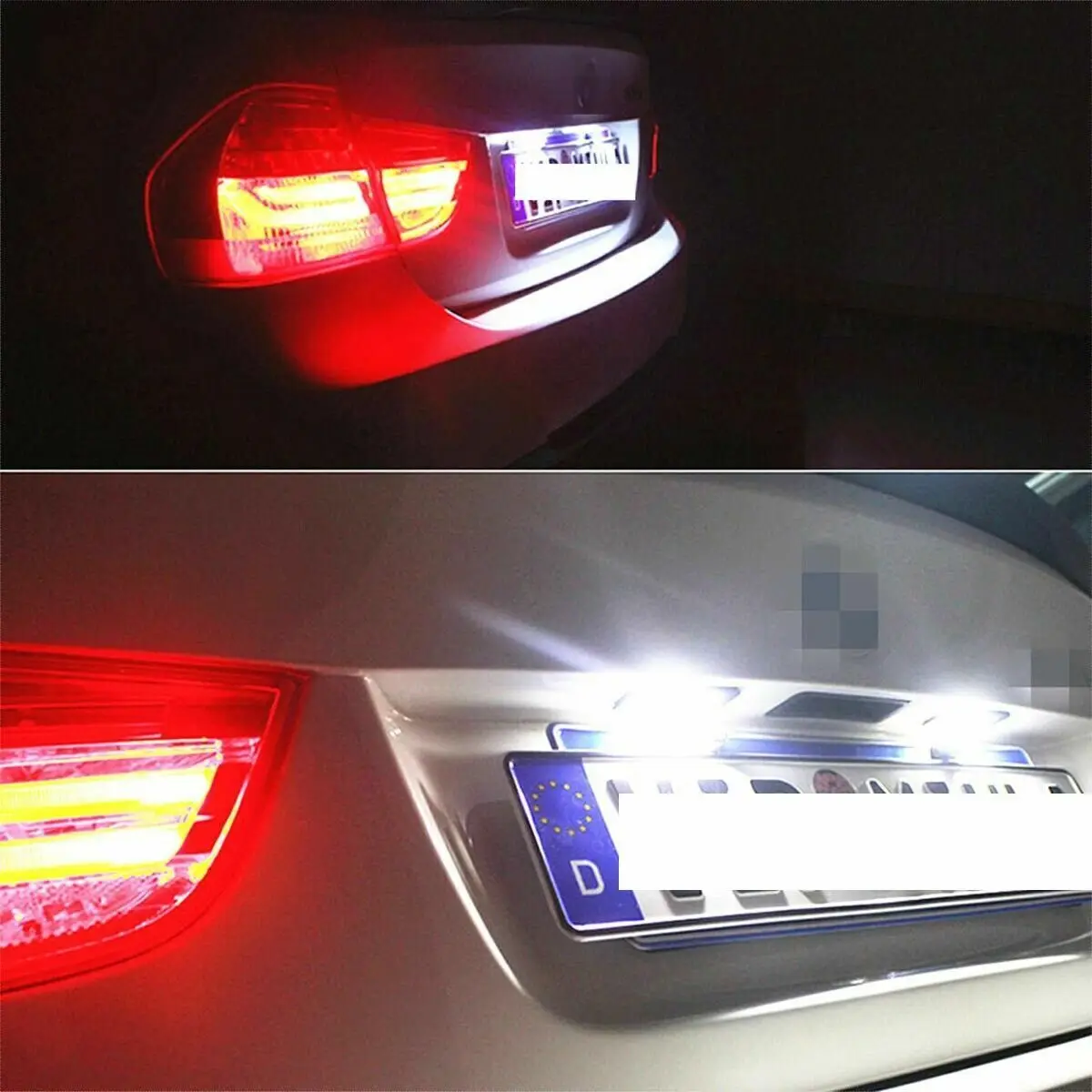 OEM-Replace 18-SMD 3W LED License Plate Light Assy For Toyota Camry Prius C, etc