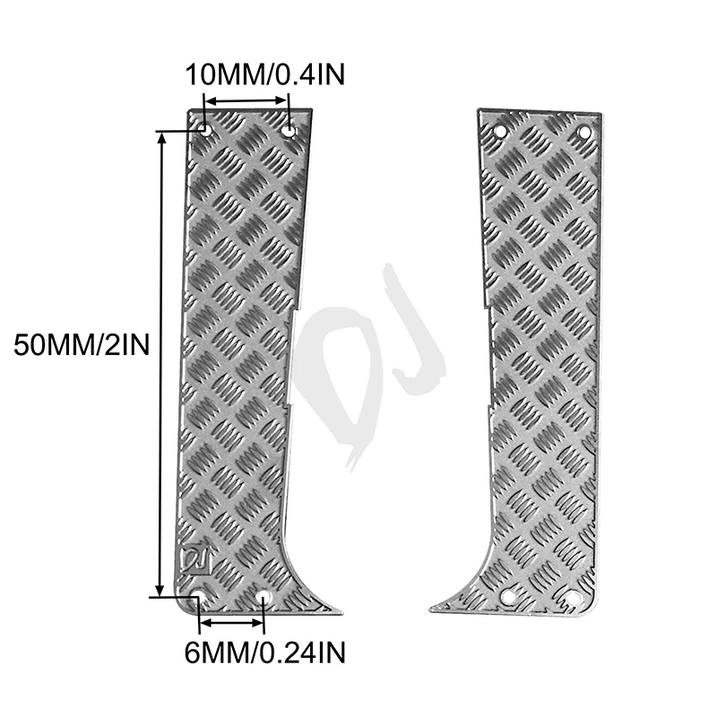 Metal Side Step Trim for 1/24 RC Crawler DJ FMS  FCX24 Wagon Xiaoqi Upgrade Parts