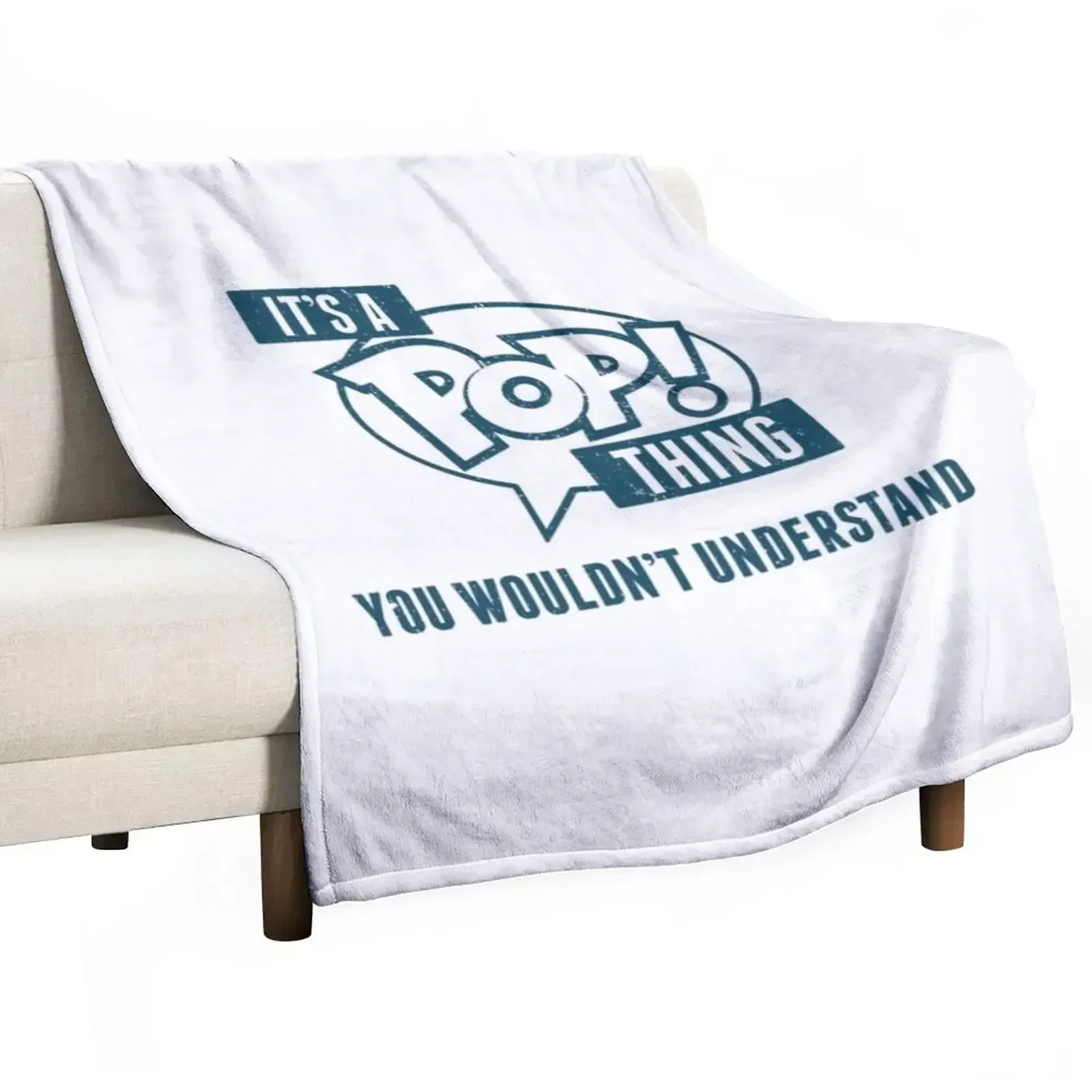 It's a Pop! Thing Throw Blanket Custom Picnic Quilt Giant Sofa Blankets