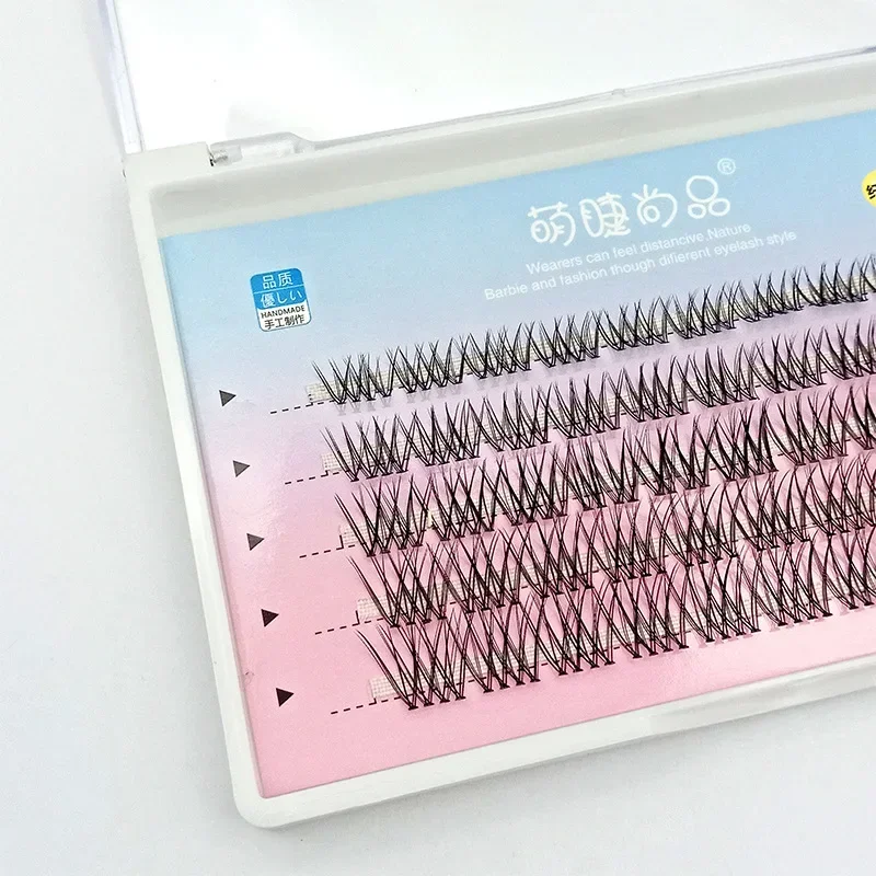 Estensione delle ciglia Mazzo di ciglia individuale Aspetto naturale Ciglia individuali a grappolo Innesto Ciglia finte