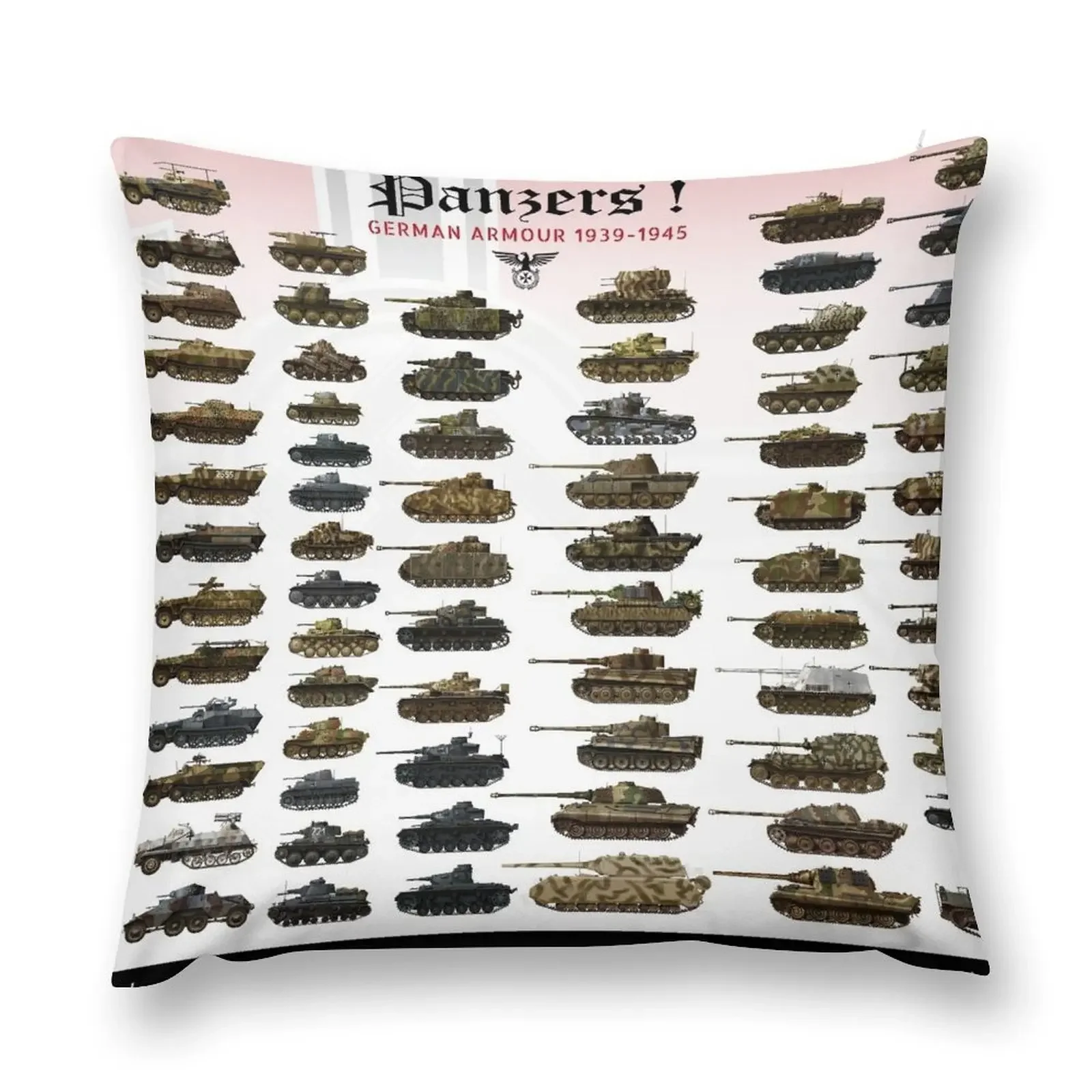 Panzers ! Throw Pillow Pillow Case Christmas home decor items Christmas Covers pillow